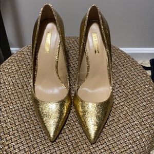 BCBgeneration Gold glitter pumps size 9.5